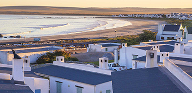Klipgrug Beach View of Rocks at sunset